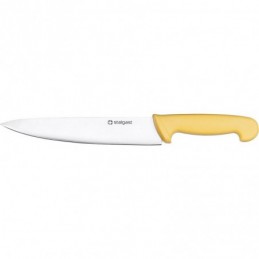 Nóż kuchenny, HACCP, żółty, L 220 mm
