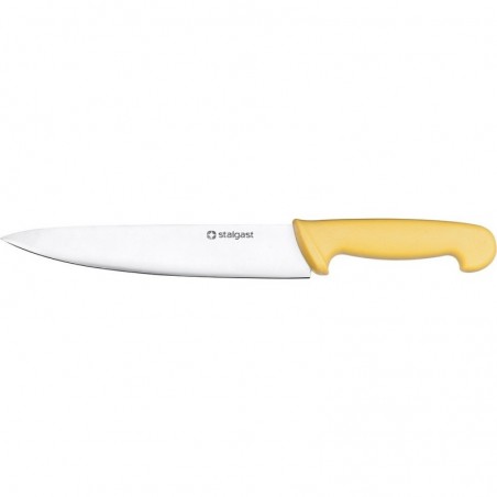 Nóż kuchenny, HACCP, żółty, L 220 mm
