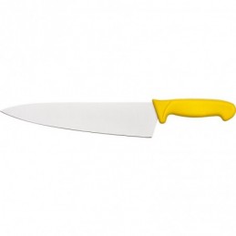 Nóż kucharski, HACCP, żółty, L 260 mm