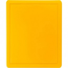 Deska do krojenia, żółta, HACCP, GN 1/2
