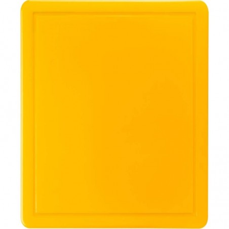 Deska do krojenia, żółta, HACCP, 600x400x18 mm