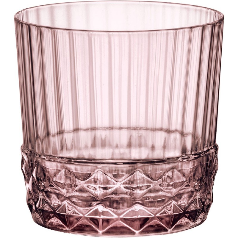Szklanka niska, lilac rose, America' 20 s, V 300 ml