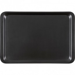 Taca laminowana, czarna, matowa, GN 1/1