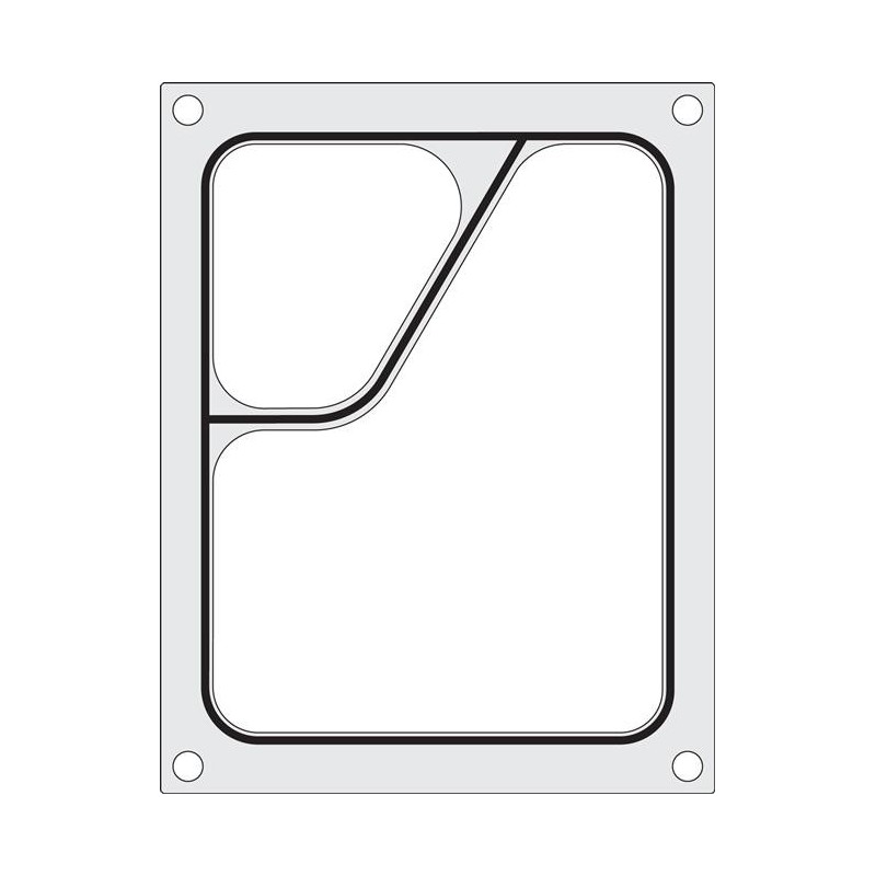 Matryca do zgrzewarki CAS CDS-01 na tackę dwdzielną colt 227x178  Wariant podstawowy