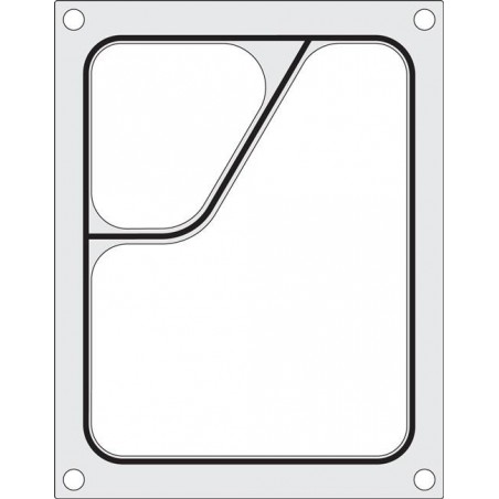 Matryca do zgrzewarki CAS CDS-01 na tackę dwdzielną colt 227x178  Wariant podstawowy