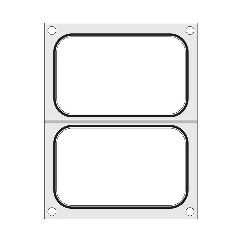 Matryca do zgrzewarki CAS CDS-01  na dwie tacki 178x113 mm Wariant podstawowy