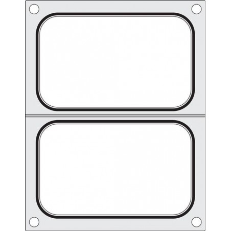 Matryca do zgrzewarki CAS CDS-01  na dwie tacki 178x113 mm Wariant podstawowy