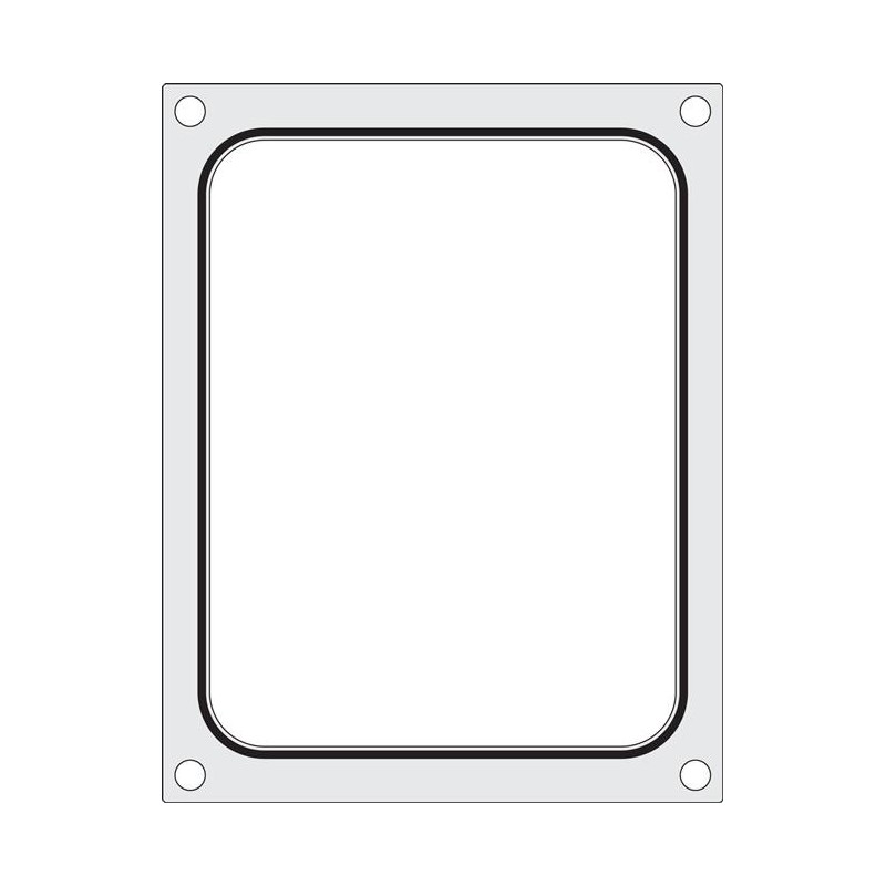 Matryca do zgrzewarki CAS CDS-01  na tackę  bez podziału 227x178 mm Wariant podstawowy