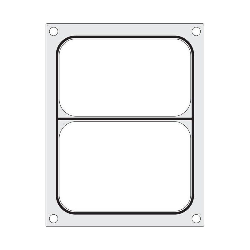 Matryca do zgrzewarki CAS CDS-01  na tackę dwudzielną 227x178 mm Wariant podstawowy
