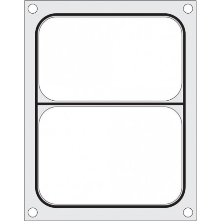 Matryca do zgrzewarki CAS CDS-01  na tackę dwudzielną 227x178 mm Wariant podstawowy