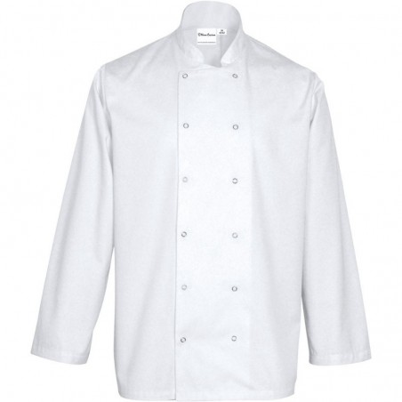 Bluza kucharska, unisex, CHEF, biała, rozmiar S