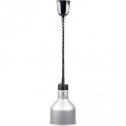 Lampa do podgrzewania potraw wisząca, srebrna, P 0.25 kW, U 230 V