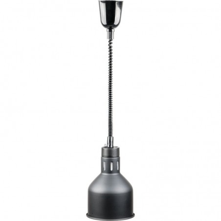 Lampa do podgrzewania potraw wisząca, czarna, P 0.25 kW, U 230 V