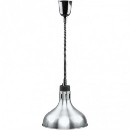 Lampa do podgrzewania potraw wisząca, srebrna, P 0.25 kW, U 230 V