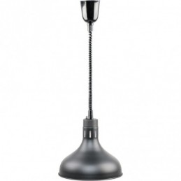 Lampa do podgrzewania potraw wisząca, czarna, P 0.25 kW, U 230 V