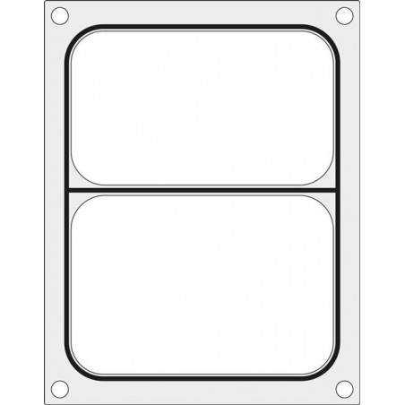 Matryca do zgrzewarki T-REX M-C-S oraz B190/192 STRONG  na tackę dwudzielną 227x178 mm Wariant podstawowy