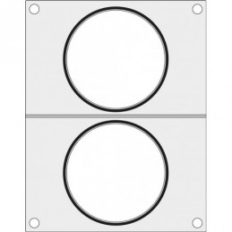 Matryca do zgrzewarki  BOKAMA AG02E oraz AG02HD  na dwa pojemniki do zupy  fi 115 mm Wariant podstawowy
