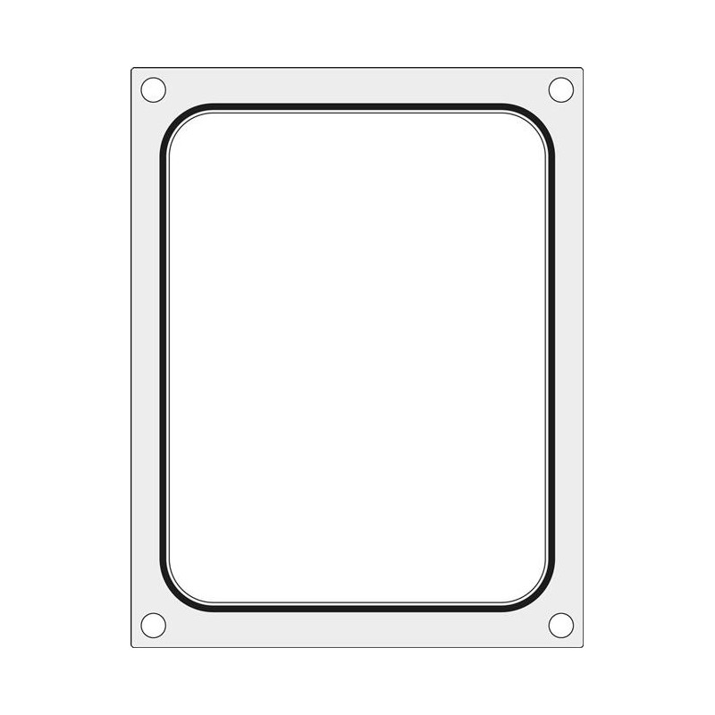 Matryca do zgrzewarki  BOKAMA AG02E oraz AG02HD na tackę  bez podziału 187x137 mm Wariant podstawowy