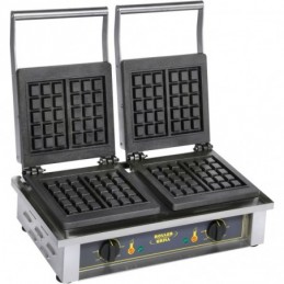 Gofrownica podwójna, wzór BRUSSELS, P 2 x 1.6 kW