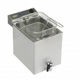 Frytownica nastawna, 1-komorowa z kranem, V 12 l, P 6.4 kW