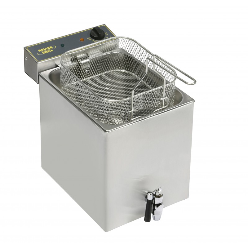 Frytownica nastawna, 1-komorowa z kranem, V 12 l, P 6.4 kW