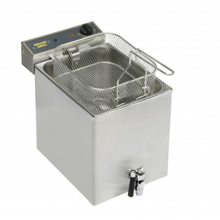 Frytownica nastawna, 1-komorowa z kranem, V 12 l, P 6.4 kW