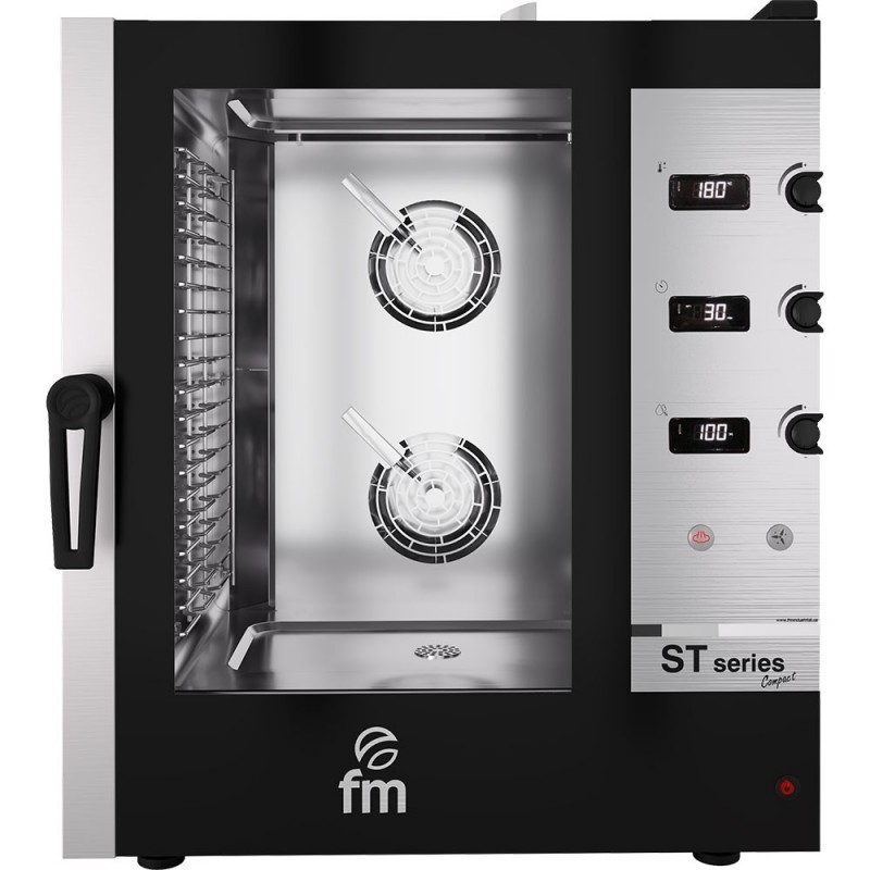 Piec konwekcyjno-parowy, STW-Compact, elektroniczny, 6xGN1/1, P 11.4 kW