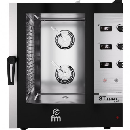 Piec konwekcyjno-parowy, STW-Compact, elektroniczny, 6xGN1/1, P 11.4 kW