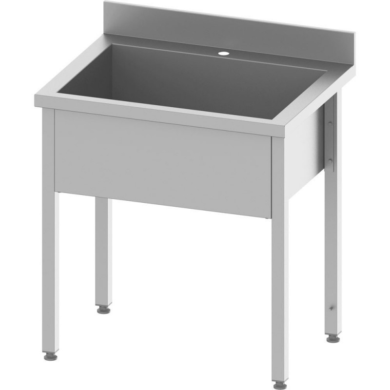 Stół z basenem 1-komorowym 600x700x850 mm h300 mm skręcany