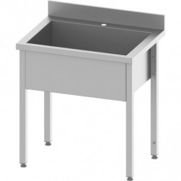 Stół z basenem 1-komorowym 800x700x850 mm h300 mm skręcany