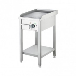 Płyta grillowa elektryczna, wolnostojąca, ryflowana, P 4 kW, U 400V