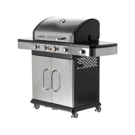 GRILL GAZOWY 4+1. STAL NIERDZEWNA 14.2KW