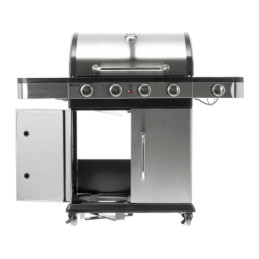 GRILL GAZOWY 4+1. STAL NIERDZEWNA 14.2KW