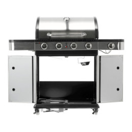 GRILL GAZOWY 4+1. STAL NIERDZEWNA 14.2KW
