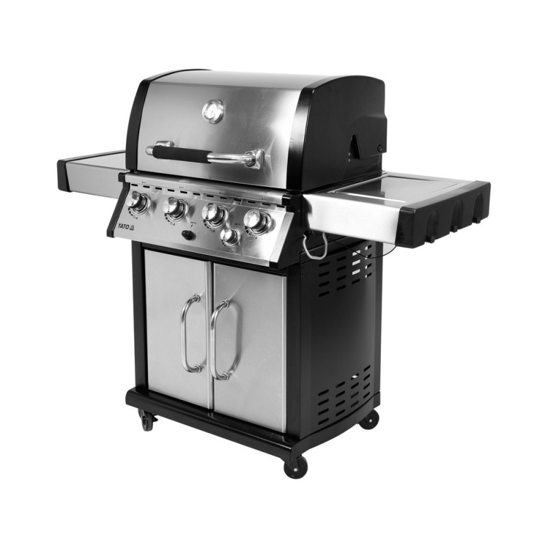 GRILL GAZOWY 4+1 STAL NIERDZEWNA 17.5KW