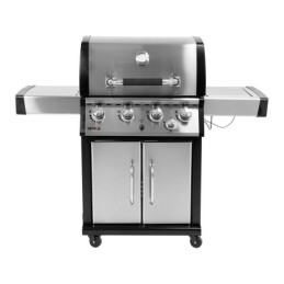 GRILL GAZOWY 4+1 STAL NIERDZEWNA 17.5KW