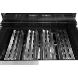 GRILL GAZOWY 4+1 STAL NIERDZEWNA 17.5KW