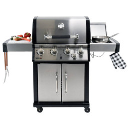 GRILL GAZOWY 4+1 STAL NIERDZEWNA 17.5KW