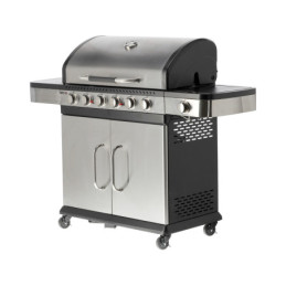 GRILL GAZOWY 6+1 STAL NIERDZEWNA 20.2KW