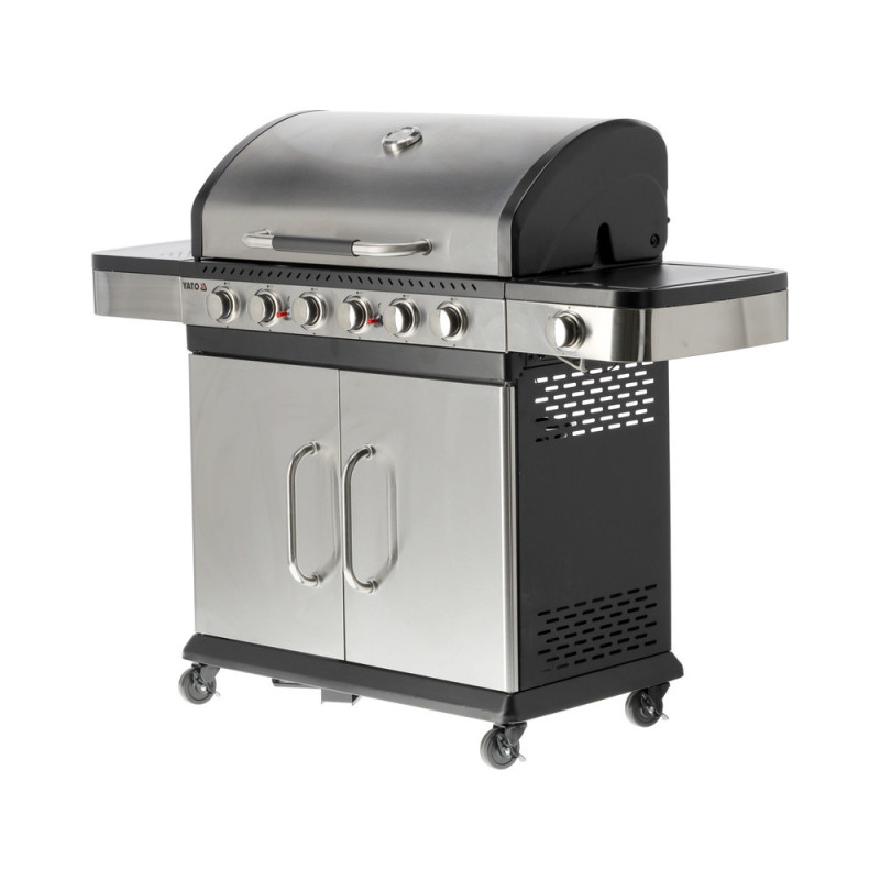 GRILL GAZOWY 6+1 STAL NIERDZEWNA 20.2KW