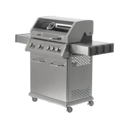 GRILL GAZOWY 4+1 STAL NIERDZEWNA 14.2KW. Z SZYBĄ