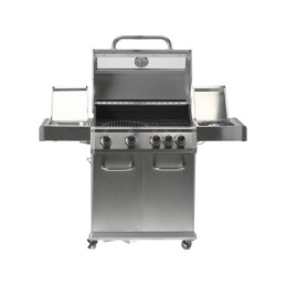 GRILL GAZOWY 4+1 STAL NIERDZEWNA 14.2KW. Z SZYBĄ