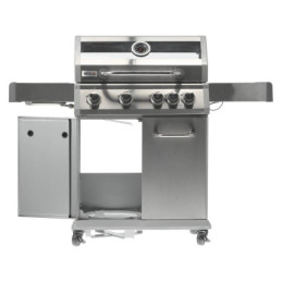 GRILL GAZOWY 4+1 STAL NIERDZEWNA 14.2KW. Z SZYBĄ