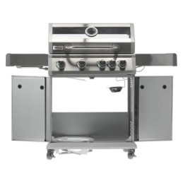 GRILL GAZOWY 4+1 STAL NIERDZEWNA 14.2KW. Z SZYBĄ