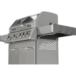 GRILL GAZOWY 4+1 STAL NIERDZEWNA 14.2KW. Z SZYBĄ