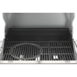 GRILL GAZOWY 4+1 STAL NIERDZEWNA 14.2KW. Z SZYBĄ