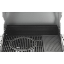 GRILL GAZOWY 4+1 STAL NIERDZEWNA 14.2KW. Z SZYBĄ