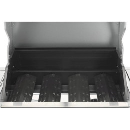 GRILL GAZOWY 4+1 STAL NIERDZEWNA 14.2KW. Z SZYBĄ