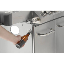 GRILL GAZOWY 4+1 STAL NIERDZEWNA 14.2KW. Z SZYBĄ