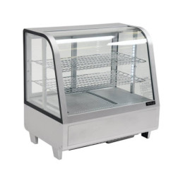 WITRYNA CHŁODNICZA 100L 68X45X67 SREBRNA